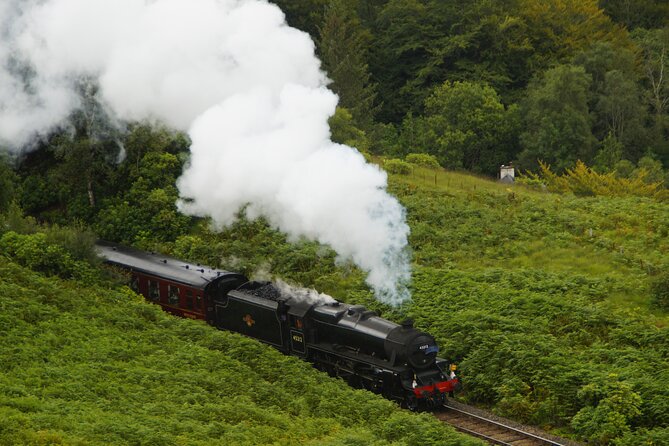 Edinburgh: Glenfinnan Viaduct, Glencoe & Fort William - Callander stop: snacks, stretch time, and Highland cows (maybe)